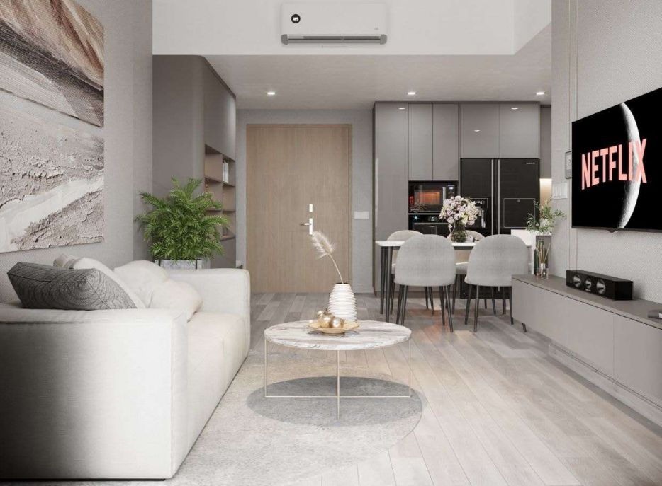 Thuê căn hộ 3 Phòng ngủ Luxora Vĩnh Yên – Hướng Đông Bắc, căn góc hai mặt thoáng, nội thất cao cấp